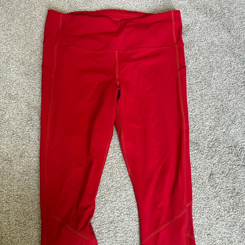 Lululemon red leggings